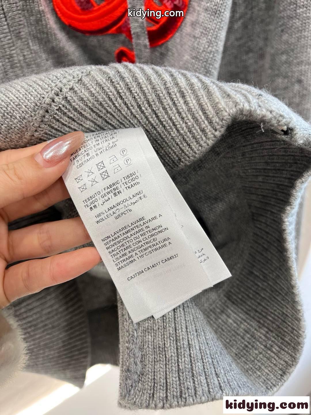 カジュアル ウール ニット カジュアルパンツ グッチ パンツ コピー ワイドシルエット-2