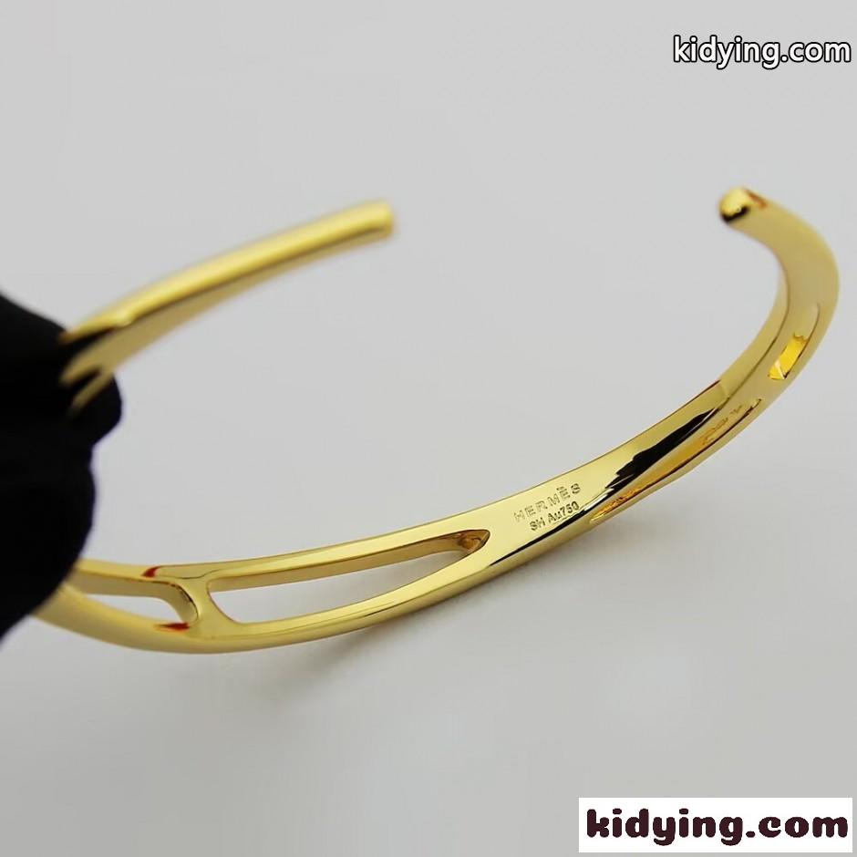 洗練された 合わせやすい カフバングル エルメス ブレスレット 偽物-3