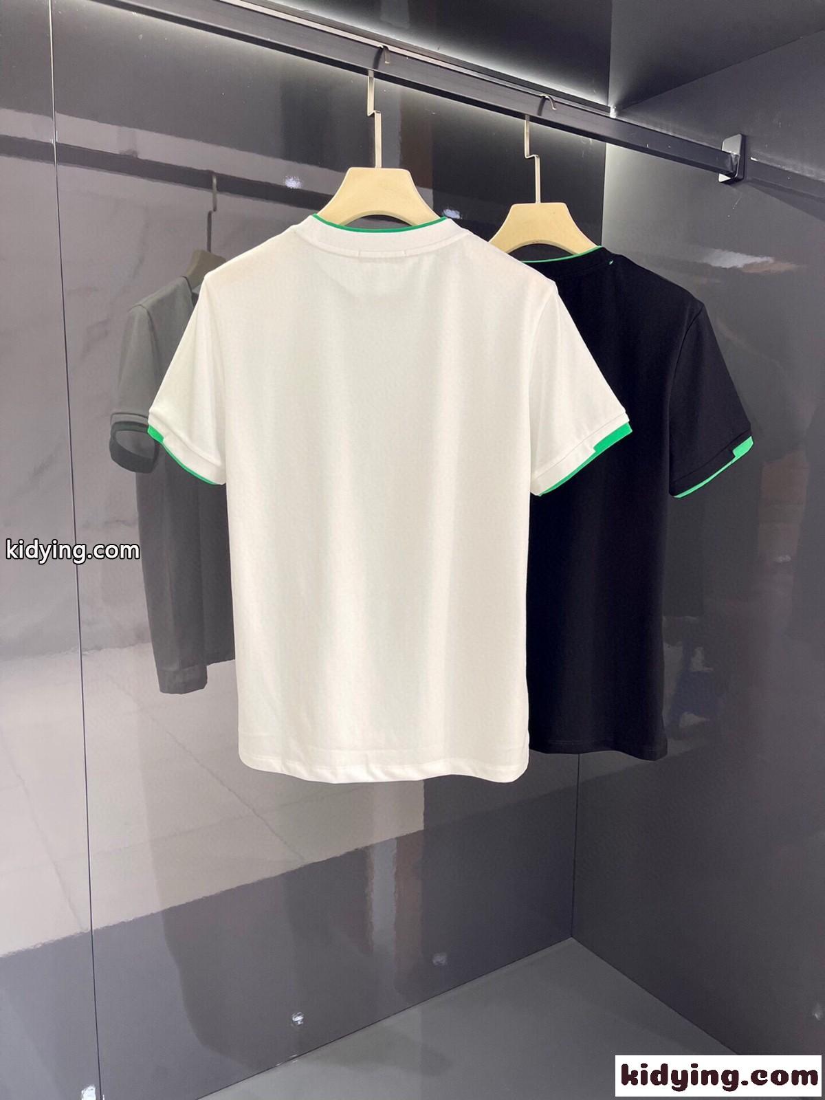 おしゃれ 着心地いい クルーネック ボッテガヴェネタ tシャツ コピー メンズ 半袖 トップス 重ね着風-1