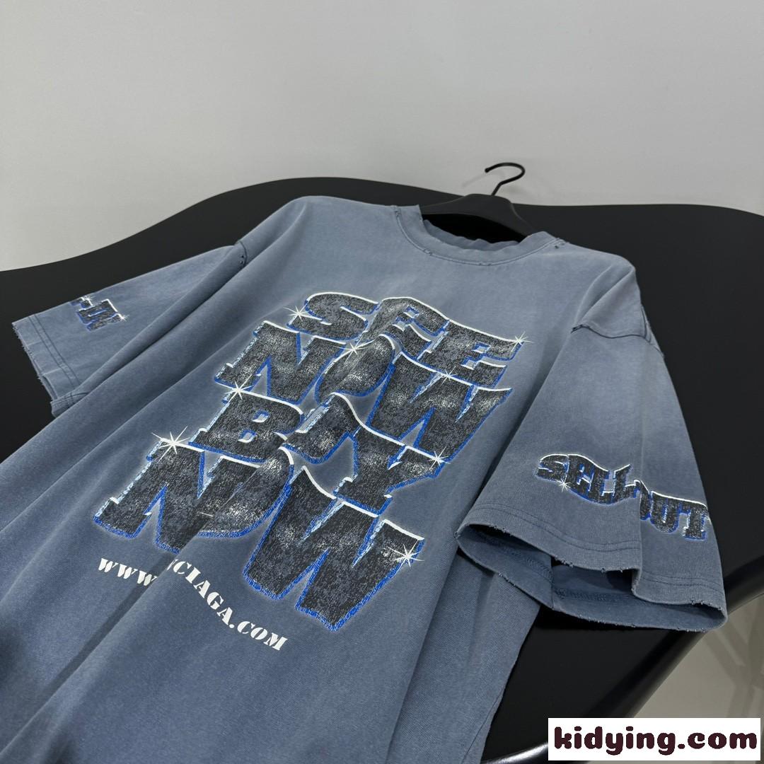 SNBN 半袖Tシャツ ラージフィット バレンシアガ Tシャツ コピー-2
