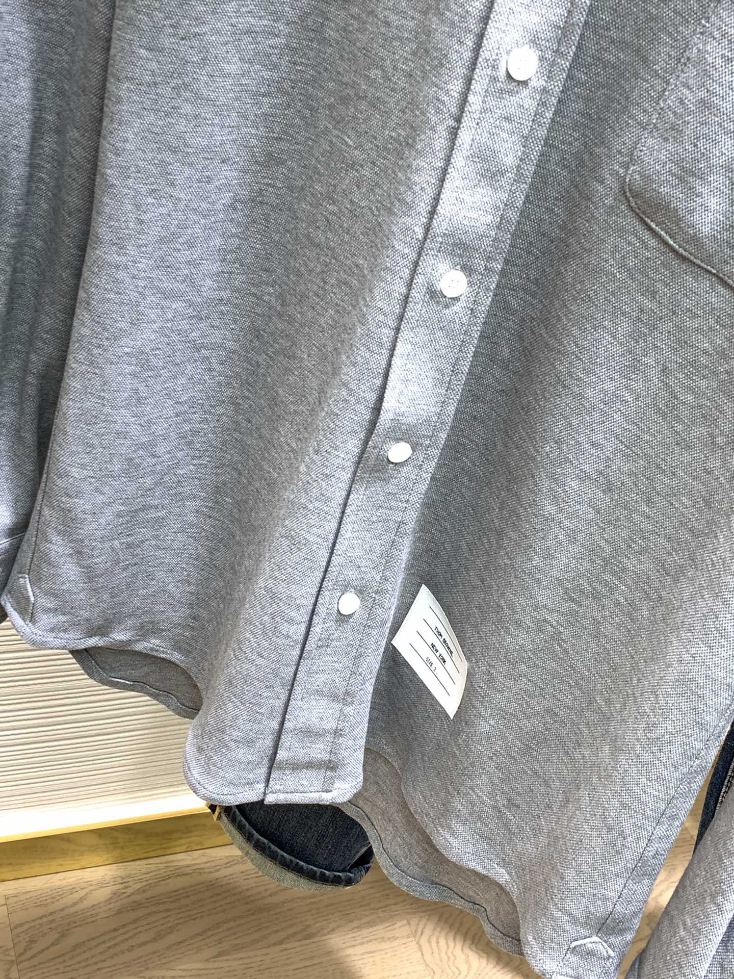 おしゃれ カジュアル トムブラウン シャツ コピー ロングスリーブシャツ-1