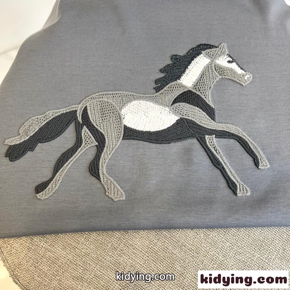 おしゃれ 合わせやすい クルーネック エルメス Tシャツ 偽物 グレー-2