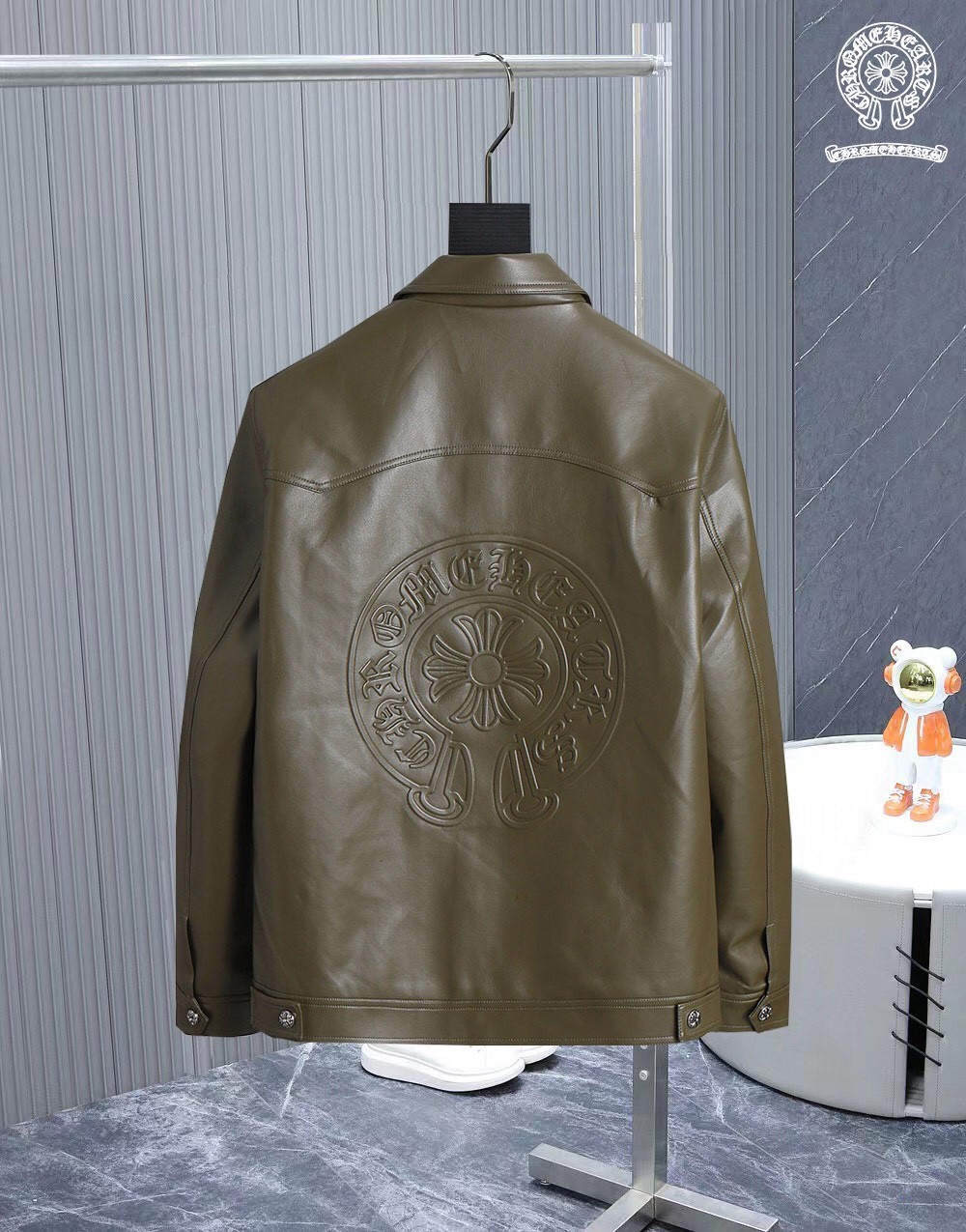 クロムハーツ ジャケット コピー メンズ 上品 カジュアル レザージャケット-2