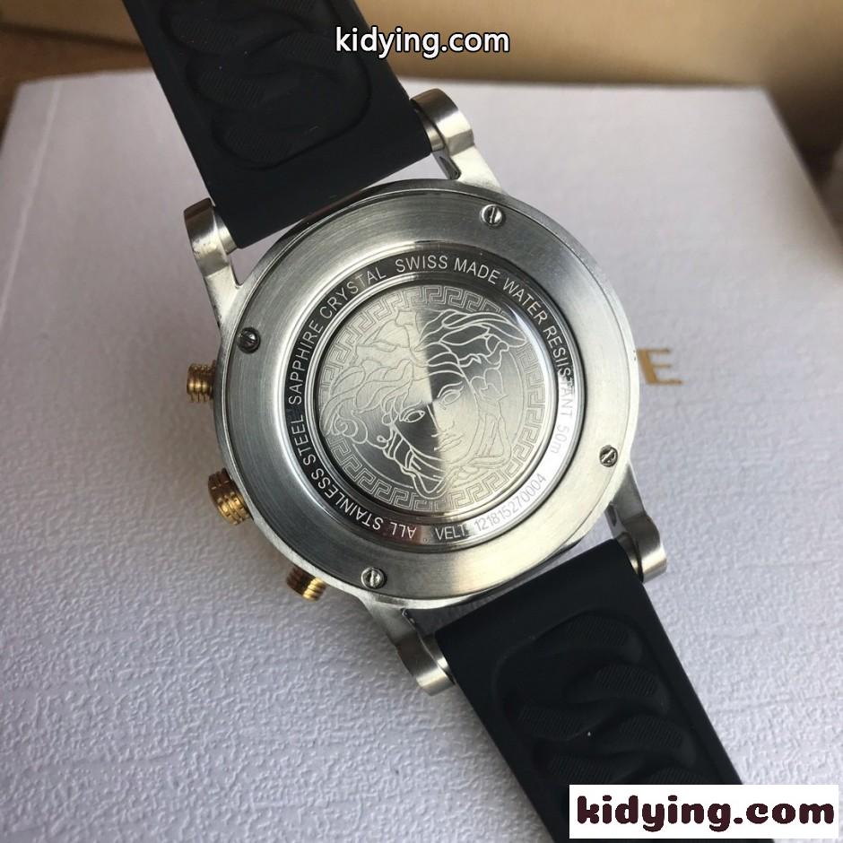 ヴェルサーチ 腕時計 偽物 メドゥーサ グレカ タイムピース ウォッチ 40mm-4