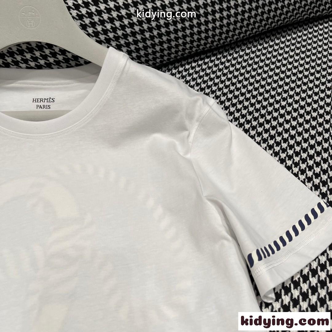 2023春夏◆レディース Tシャツワンピース マキシドレス エルメス ワンピース コピー コットン-2
