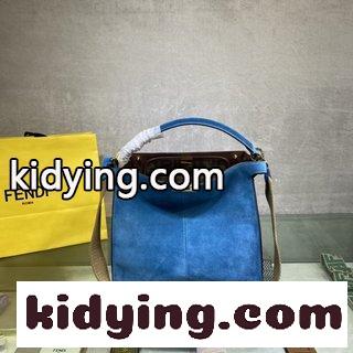 ​フェンディ バッグ 一覧 コピー FENDI F家のpeekabooのアップグレード版ハンドバッグは 柔らかくて小さな牛革です-4