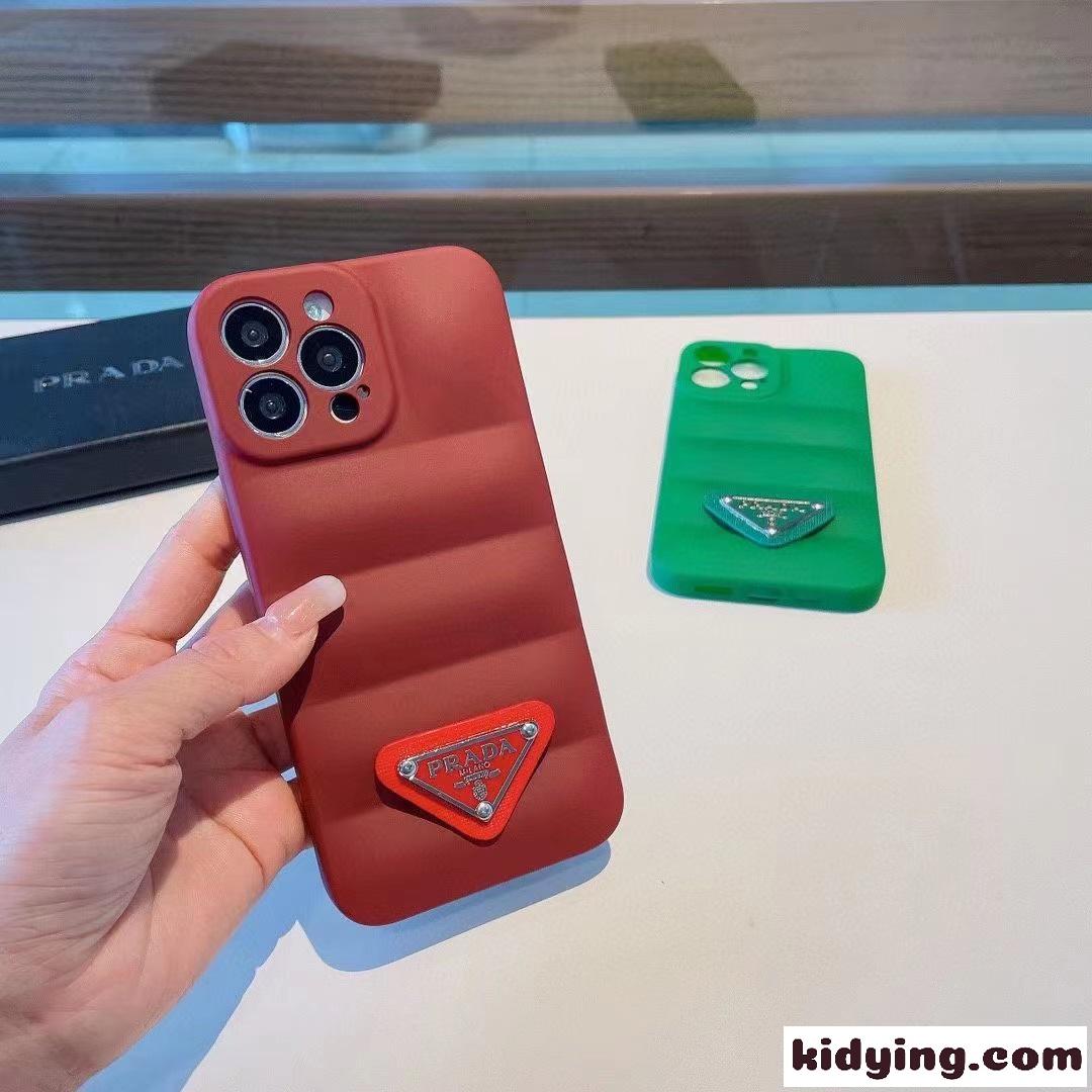 プラダ スマホケース iphone コピー ワイン グリーン スマホケース 耐衝撃 可愛い ファッション-3