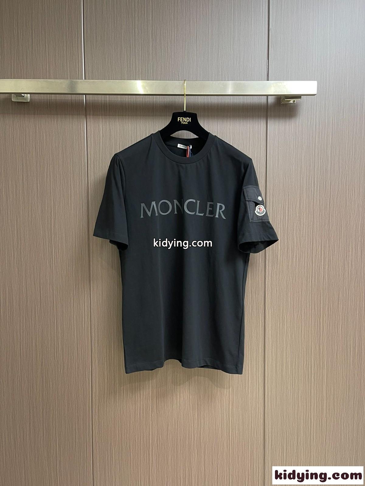 定番 合わせやすい ロゴ モンクレール Tシャツ コピー 半袖Tシャツ-1