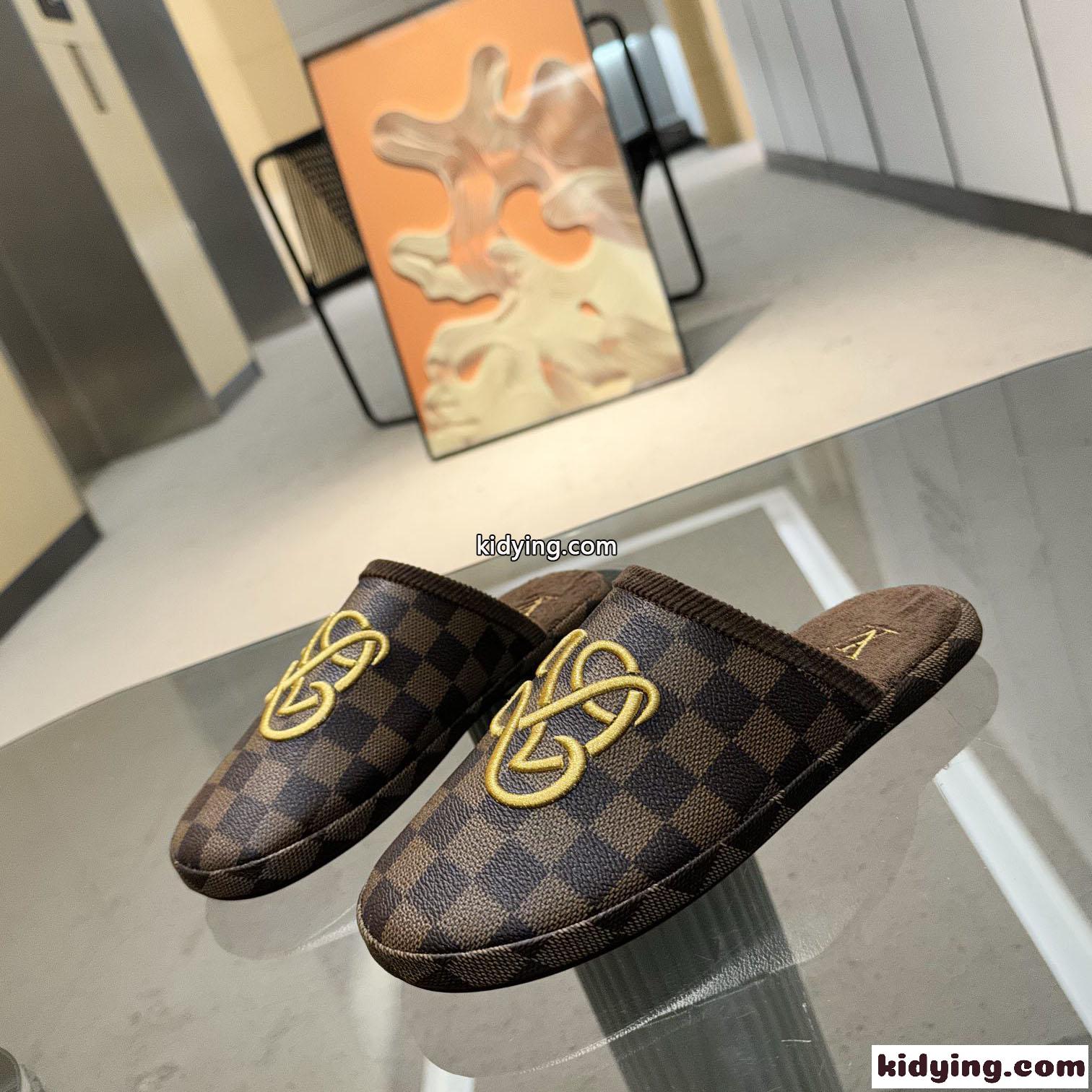 LV パレス･ライン ミュール ルイヴィトン サンダル スーパーコピー ブラウン-0