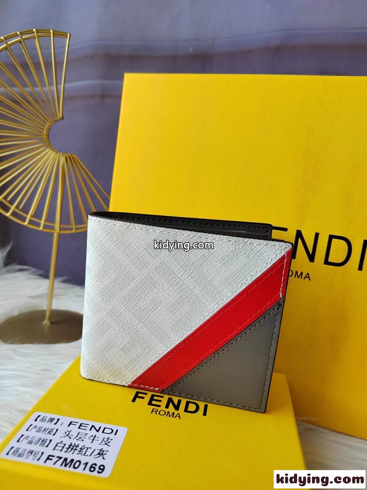 定番 二つ折り財布 フェンディ ダイアゴナル 財布 スーパーコピー ウォレット-2