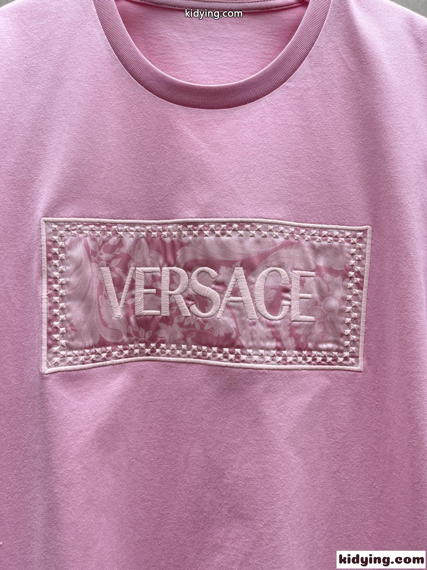 90S ヴィンテージ ロゴ バロッコ 半袖Tシャツ ヴェルサーチェ Tシャツ コピー-2