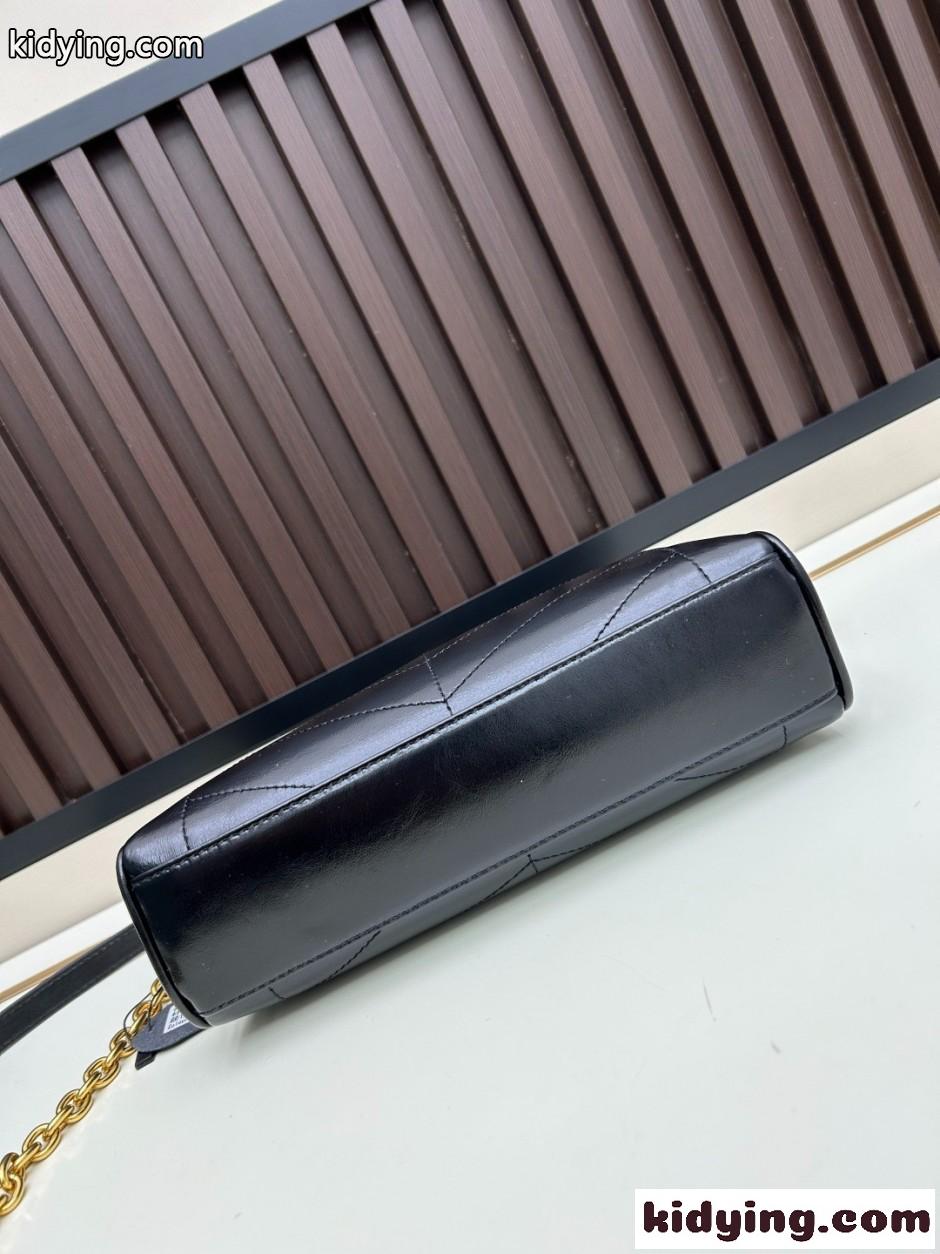 ヴァレンティノ ガラヴァーニ パンテア レザー スモール ショルダーバッグ スーパーコピー ブラック-3