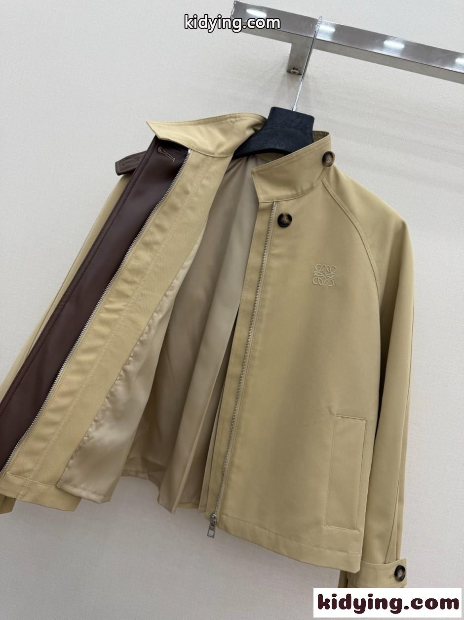 定番 カジュアル コットン パーカー ロエベ ジャケット コピー ベージュ-1