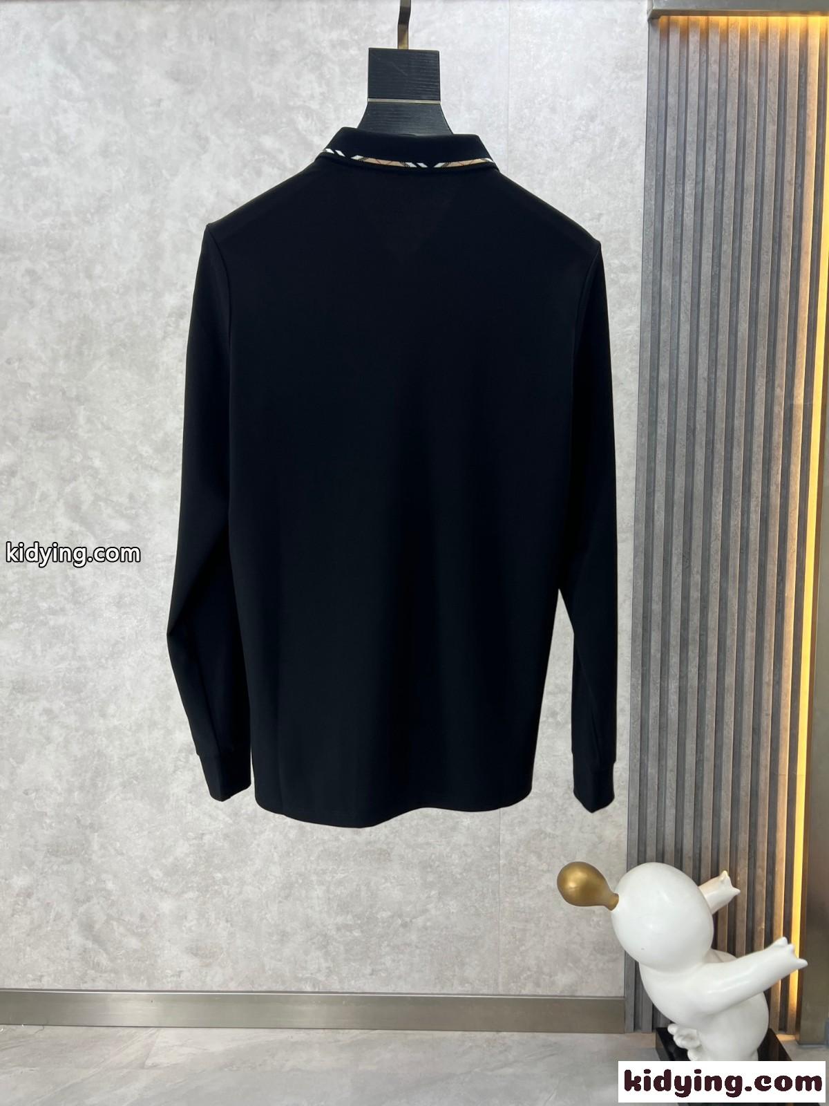 シンプル 快適 長袖ポロシャツ バーバリー Tシャツ コピー 合わせやすい-1