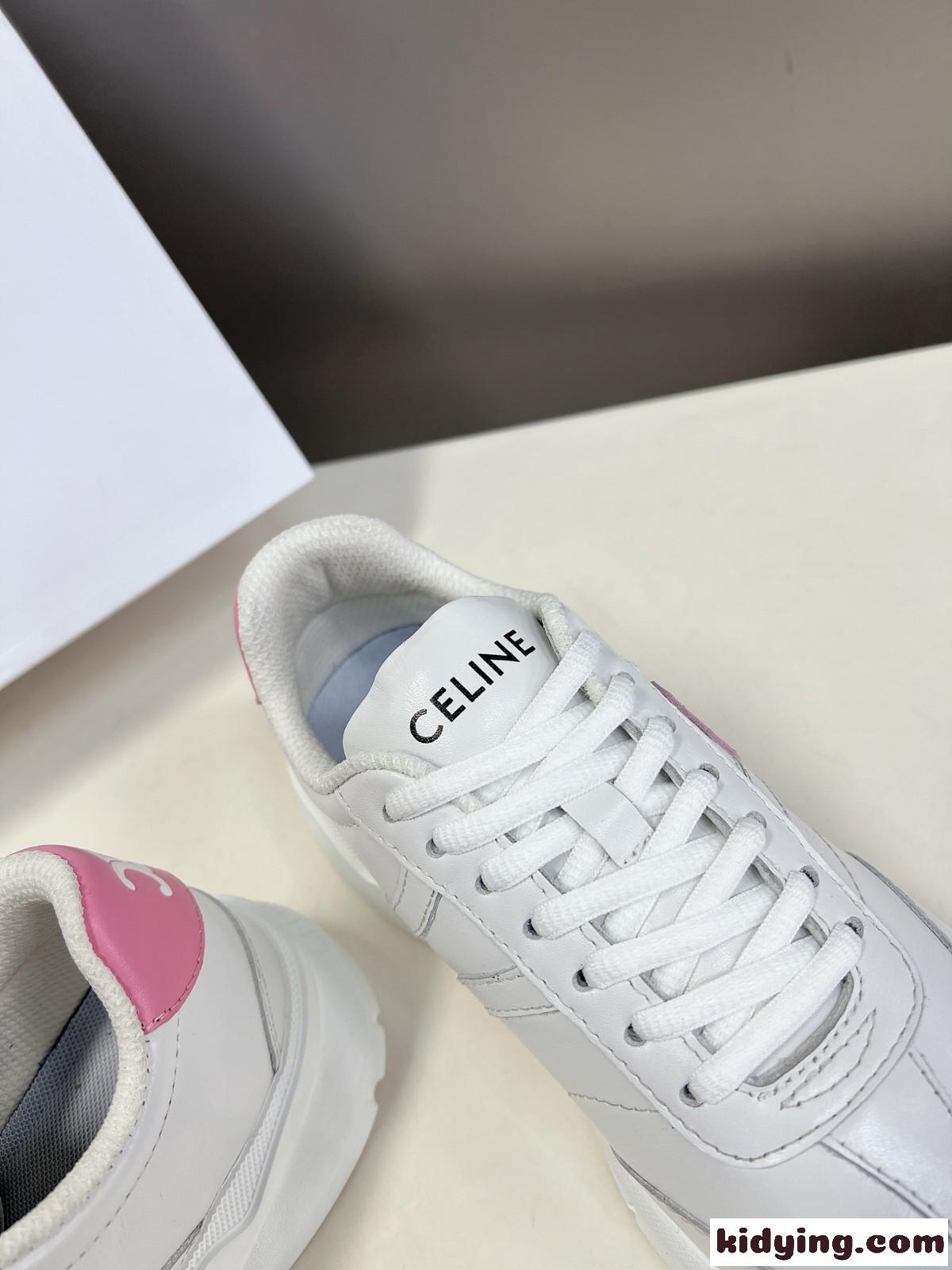セリーヌ スニーカー 偽物 CELINE ランナー CR-02 レースアップ ロースニーカー-3