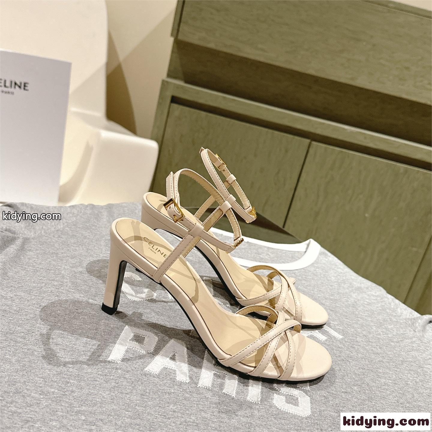 CELINE ソワール サンダル セリーヌ サンダル コピー ハイヒール ホワイト-1