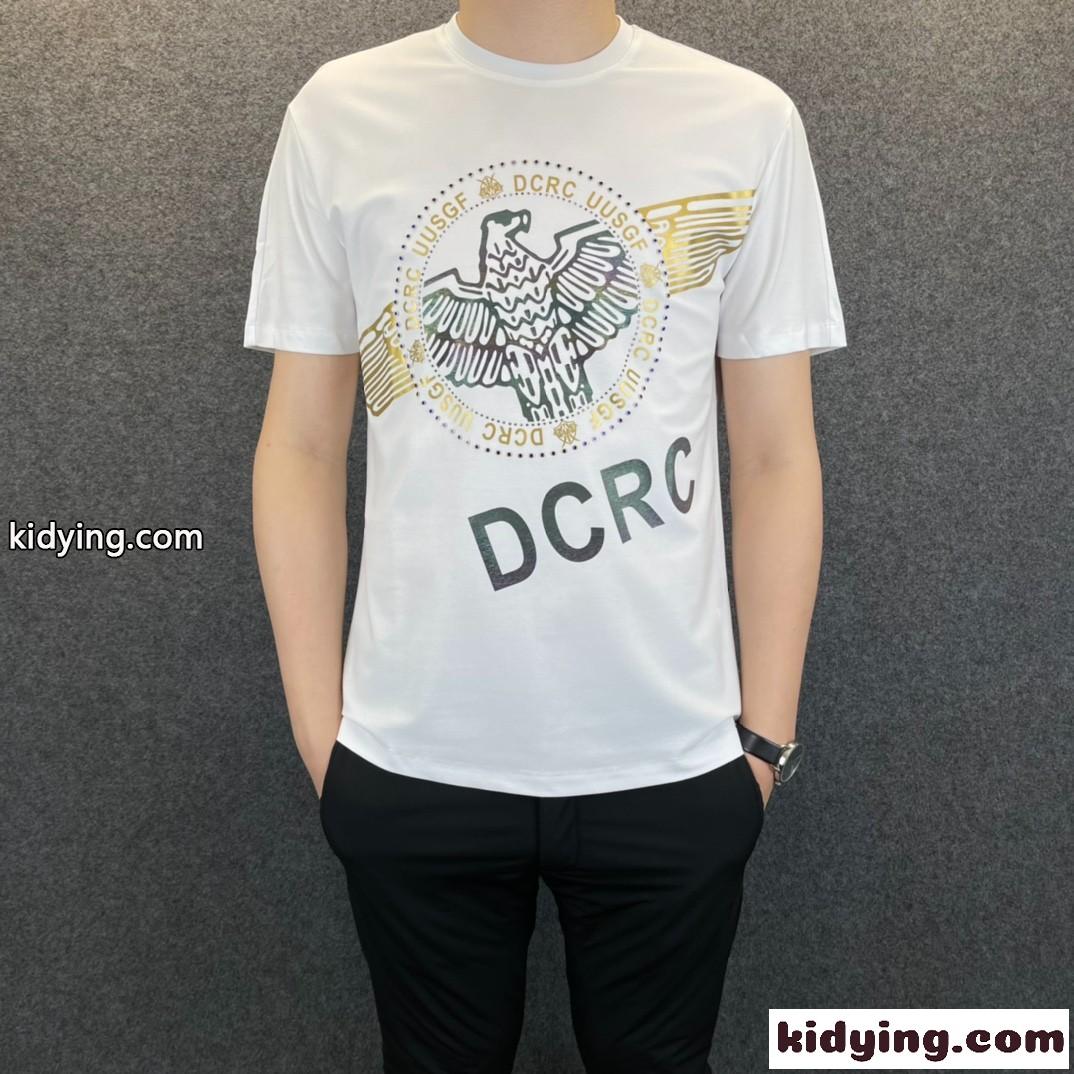 カジュアル 個性 柔らかい クールネック 半袖 ボーイロンドン Tシャツ メンズ コピー 春夏 おしゃれ ホワイト ブラック-0