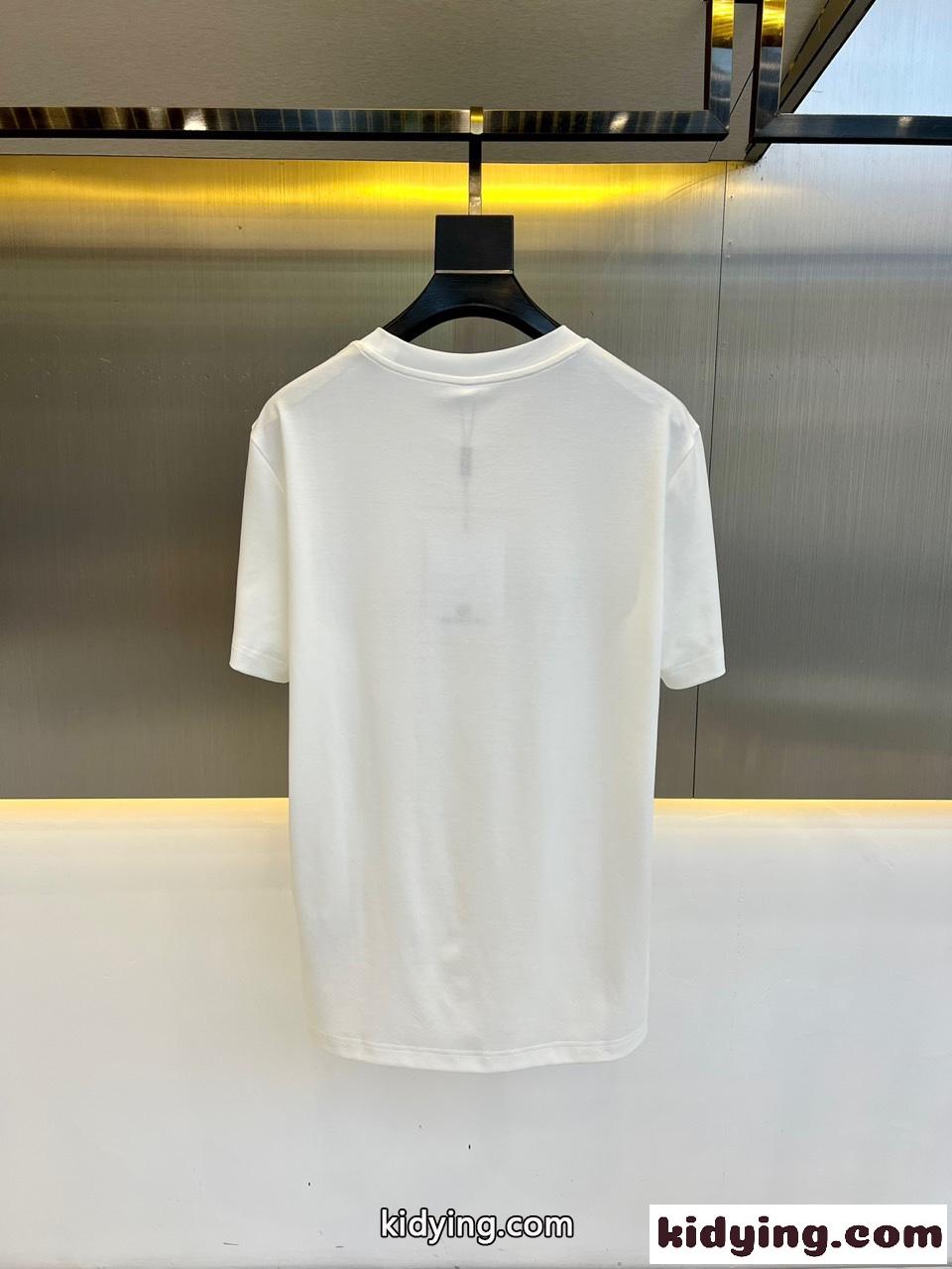 シンプル ロゴ入り 半袖Tシャツ サルヴァトーレ・フェラガモ Tシャツ コピー ホワイト-4