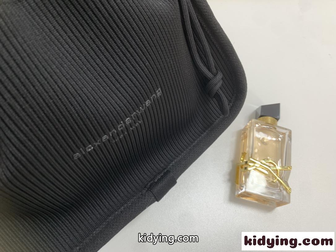 Alexander Wang Ryan スモール リブニット ハンドバッグ アレキサンダーワング バッグ コピー ブラック-1