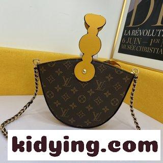 鞍の形 神仙顔のLVファッション系は今年超流行して Monogram Reverse帆布と組み合わせる ルイヴィトンのカバン コピー-4