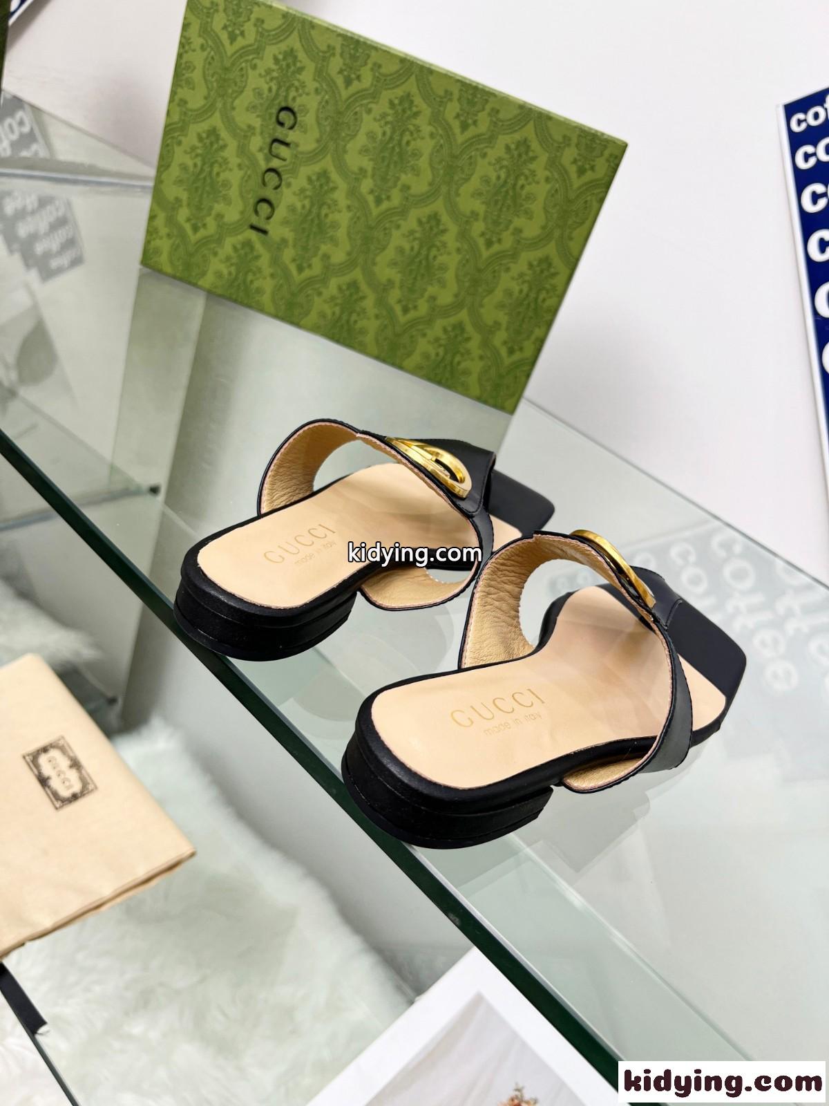 GUCCI グッチ ブロンディ トングサンダル スーパーコピー レディース ブラック-1