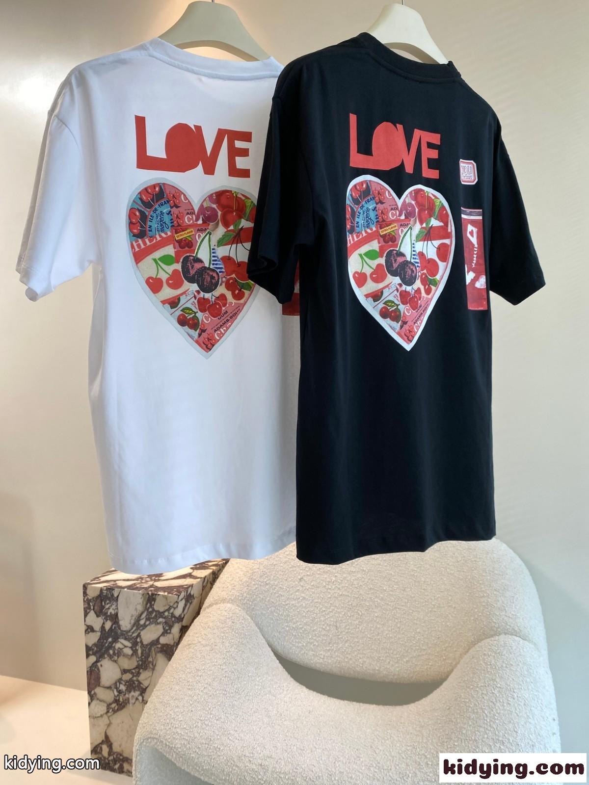 人気 オーバーサイズ クルーネック ロゴ ロエベ Tシャツ コピー 半袖 カジュアル-1