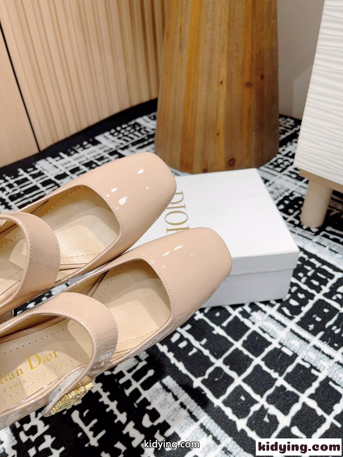 クリスチャン・ディオール パンプス スーパーコピー Miss Dior パンプス ベージュ-0