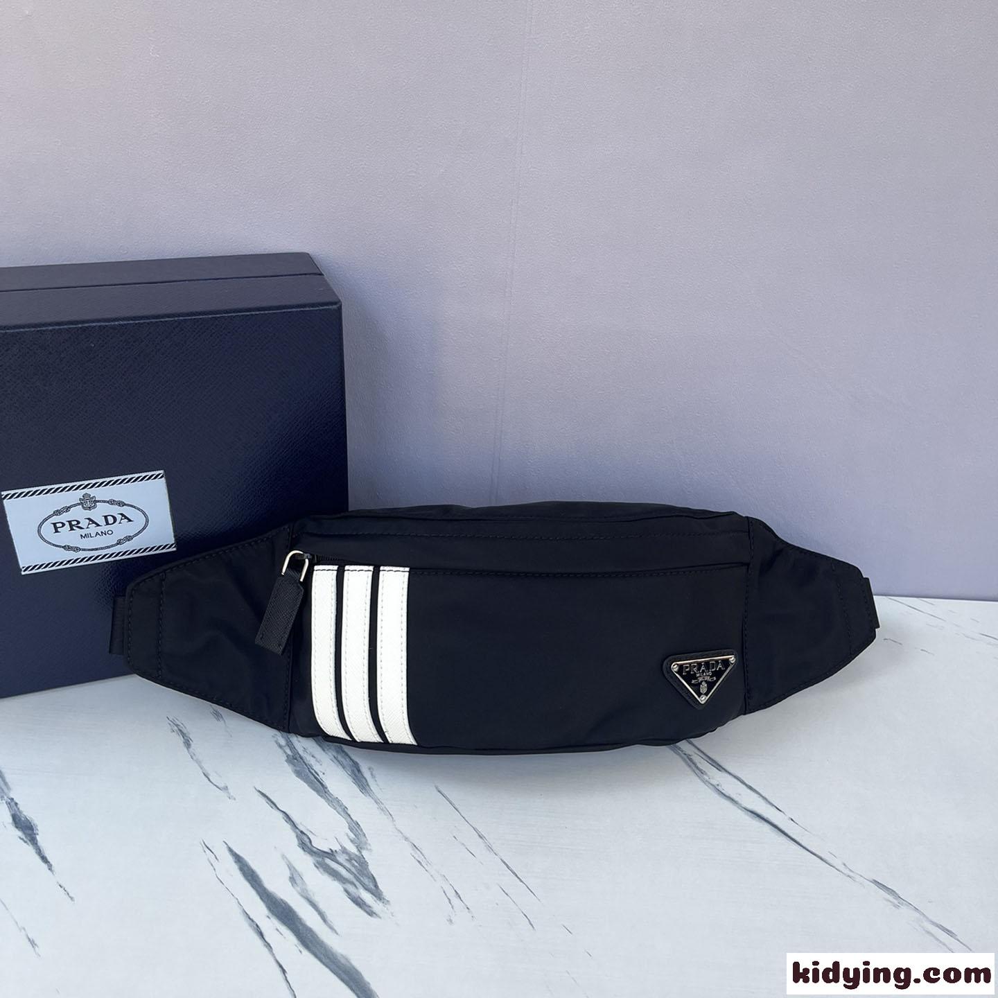 PRADA×adidas ナイロン ベルトバッグ プラダ バッグ コピー おしゃれ カジュアル-0