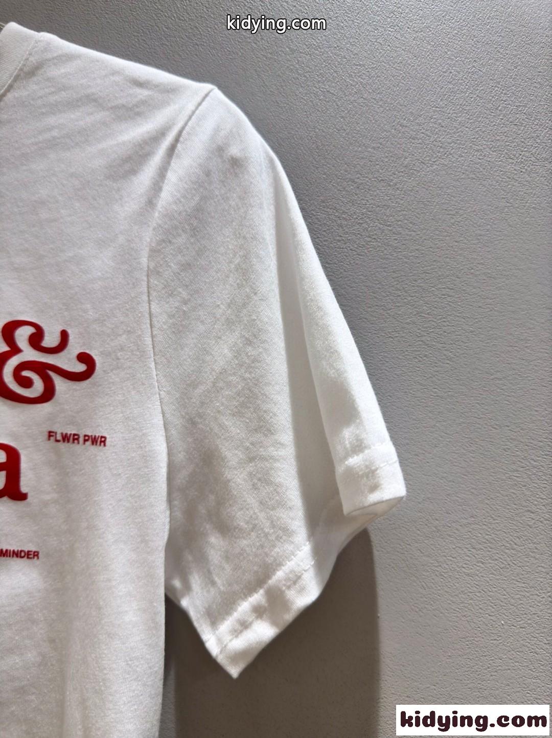 人気 ロゴプリント ドルチェ&ガッバーナ 半袖Tシャツ 偽物 コットン-4
