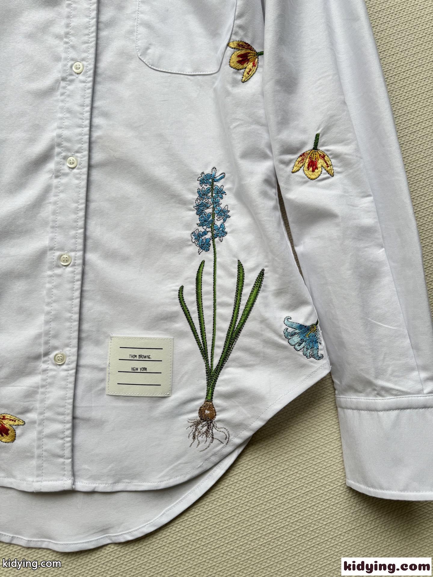 新作 刺繍入り レディース 長袖シャツ トムブラウン シャツ コピー トップス-3