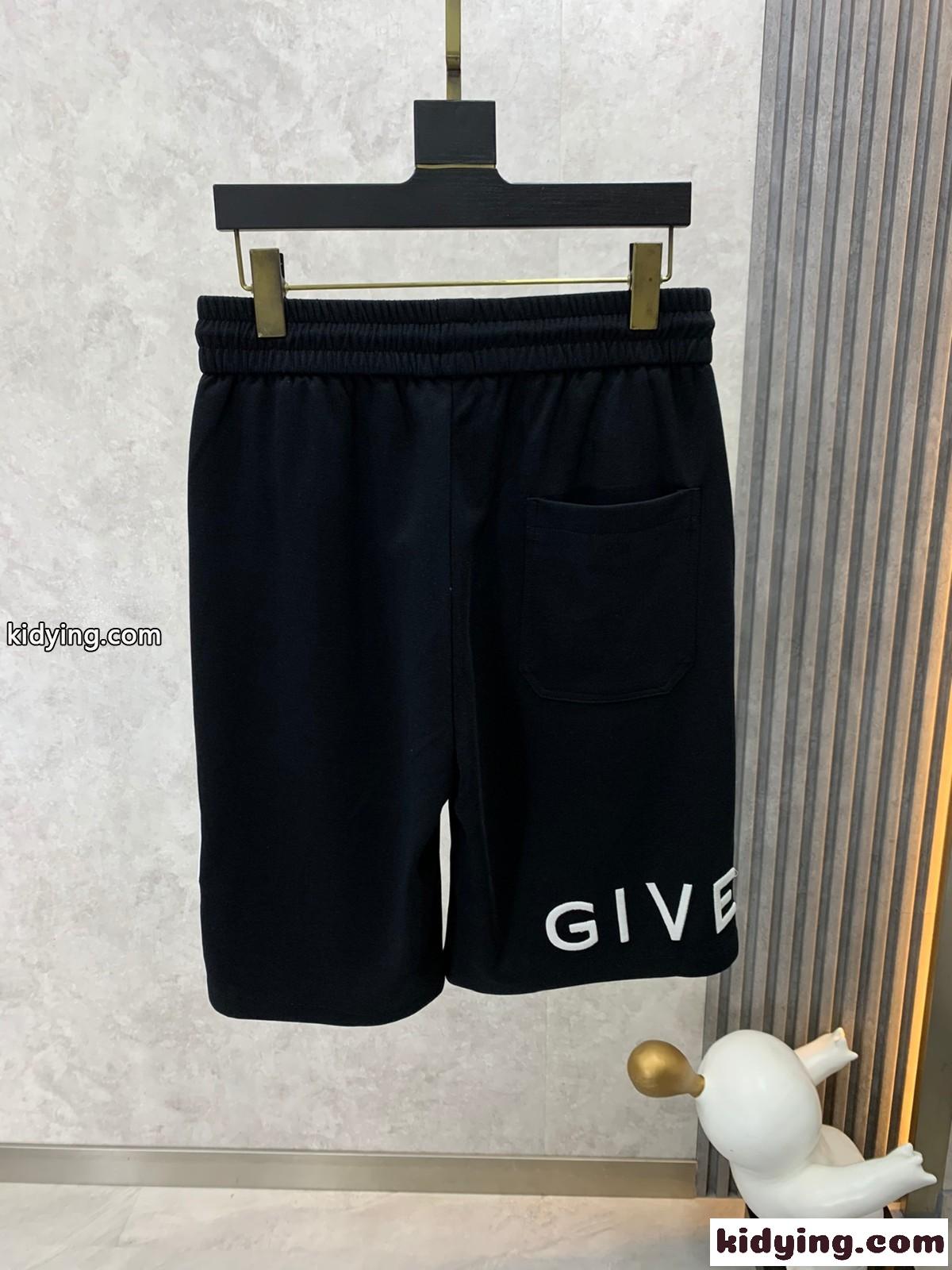カジュアル 定番 ロゴ ジバンシィ パンツ コピー ショートパンツ ブラック-1