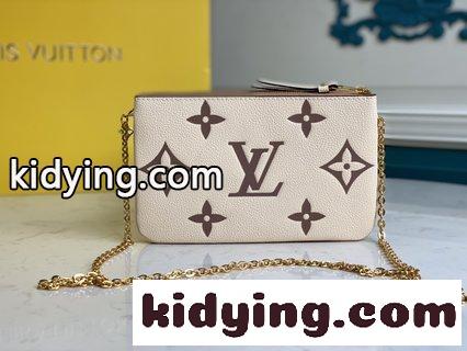 LV Crafty抽象芸術を取り入れ 新しいPochette Double Zipチェーンバッグを一新 ルイヴィトン バッグ コピー-4