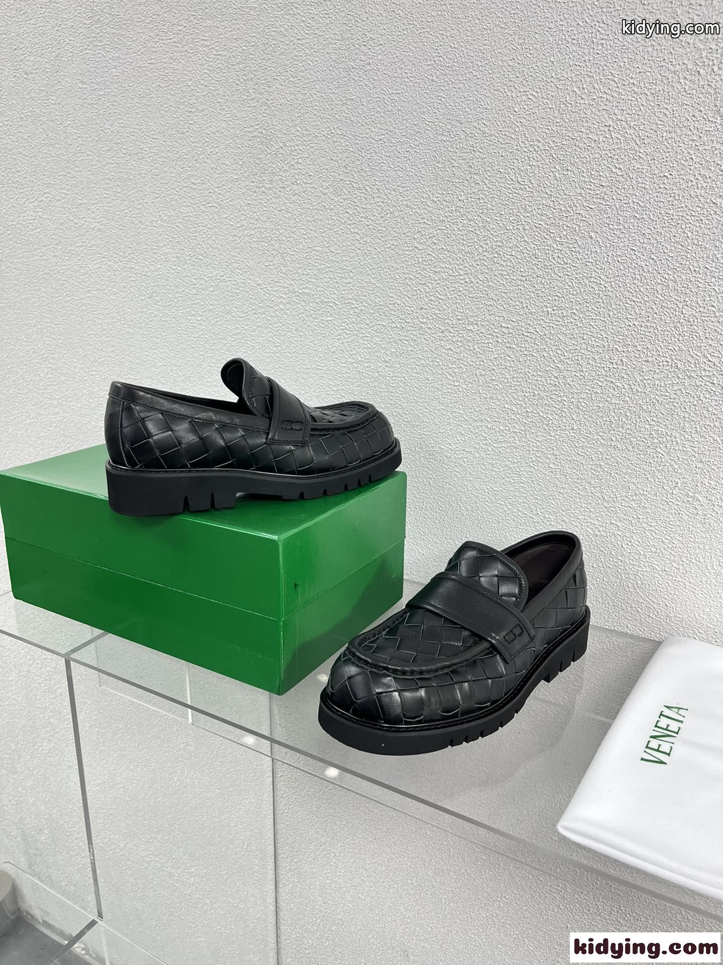 ボッテガ・ヴェネタ シューズ スーパーコピー メンズ 上品 ハドック ローファー-1