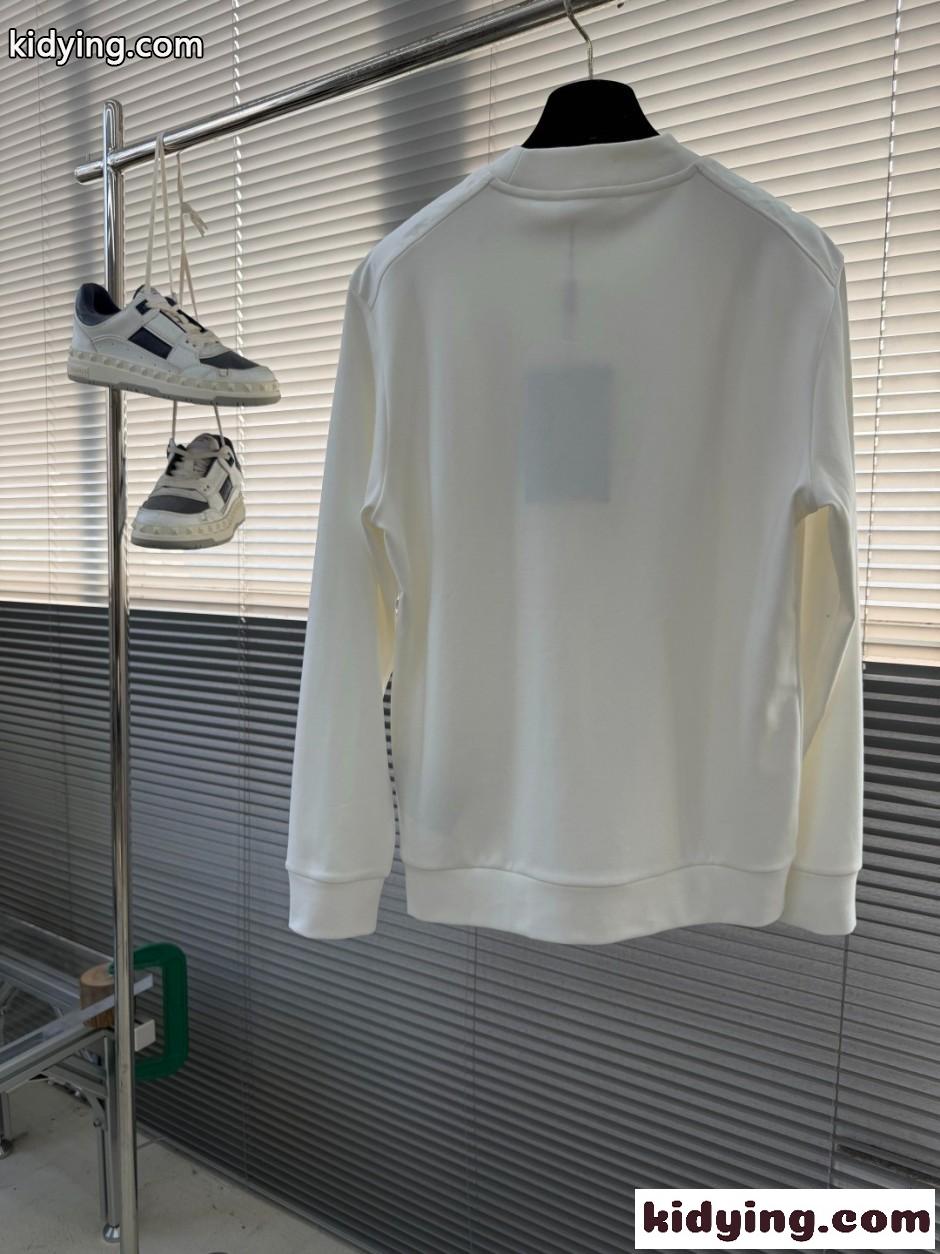プラダ Tシャツ 偽物 シンプル カジュアル スウェットシャツ ホワイト-4