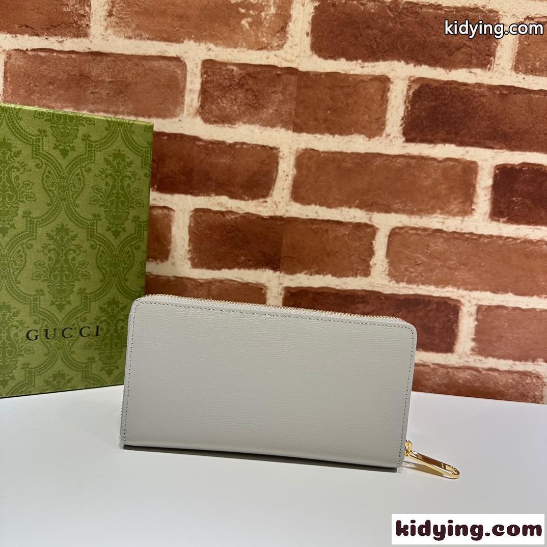 GUCCI スクリプト ジップアラウンドウォレット グッチ 財布 コピー 772642 グレー-1