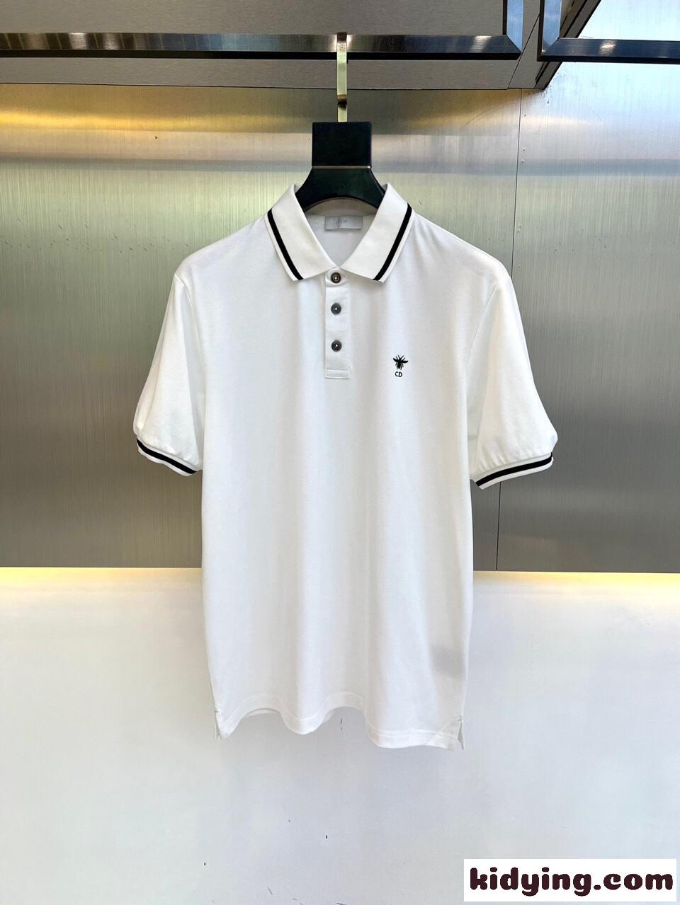 カジュアル 上品 メンズ 半袖 ポロシャツ クリスチャン・ディオール Tシャツ コピー トップス-0