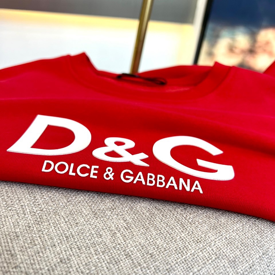 シンプル ドルチェ&ガッバーナ Tシャツ コピー DGロゴ クルーネック スウェットシャツ-2