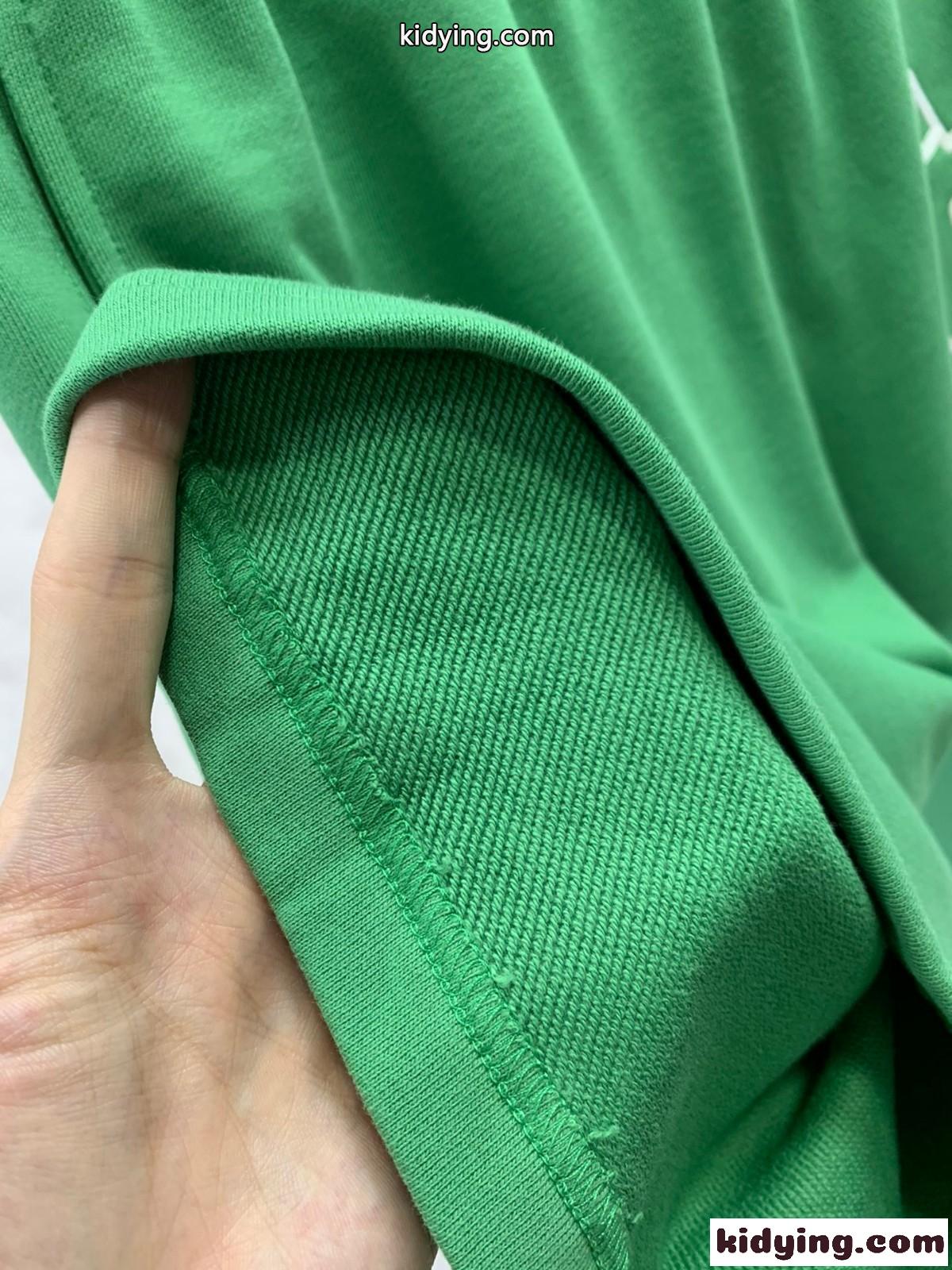 KENZO フリース ショーツ ケンゾー パンツ コピー ロゴ カジュアル グリーン-4
