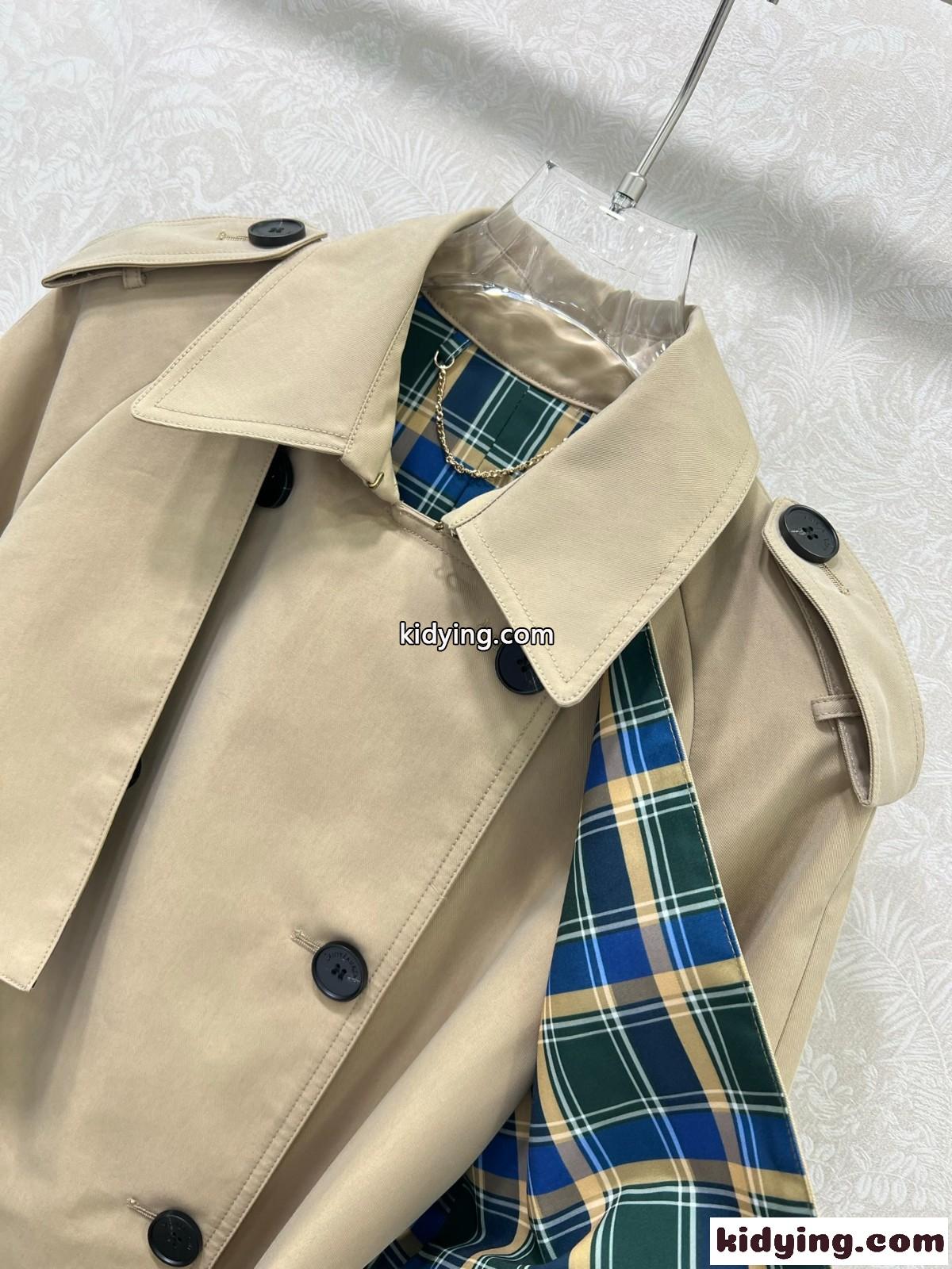 クラシック ロングトレンチコート イヴ・サンローラン ジャケット コピー-2