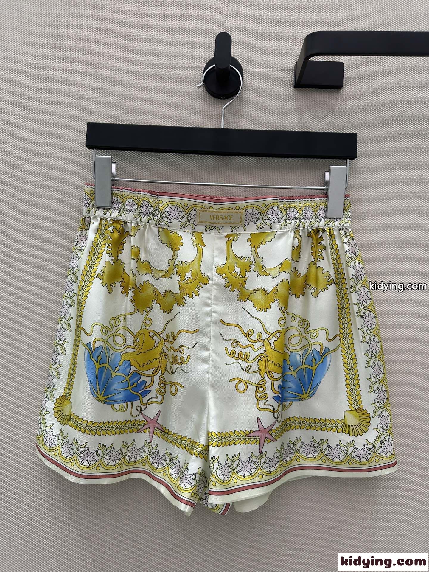 シルク ショートパンツ ヴェルサーチェ パンツ コピー レディース-0