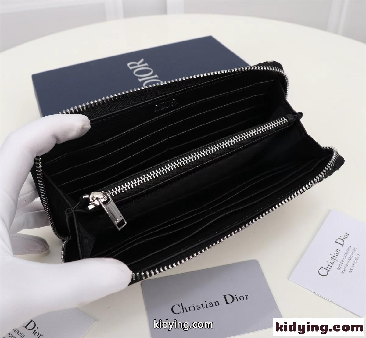 ディオール オブリーク ジャカード ロングジップウォレット クリスチャン・ディオール 財布 コピー-3