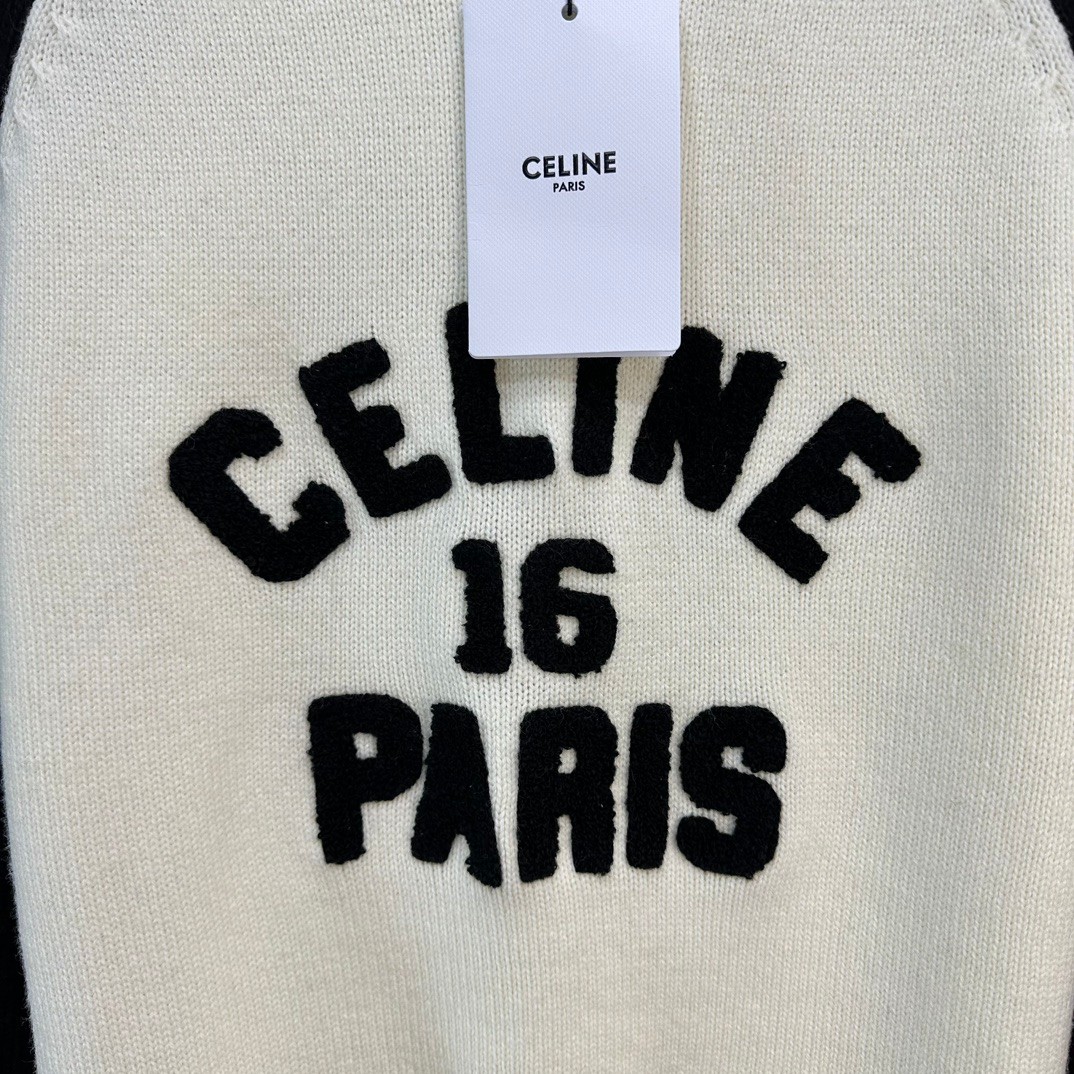 定番 カジュアル CELINE 16 PARIS セリーヌ セーター コピー ウール＆カシミヤ-1