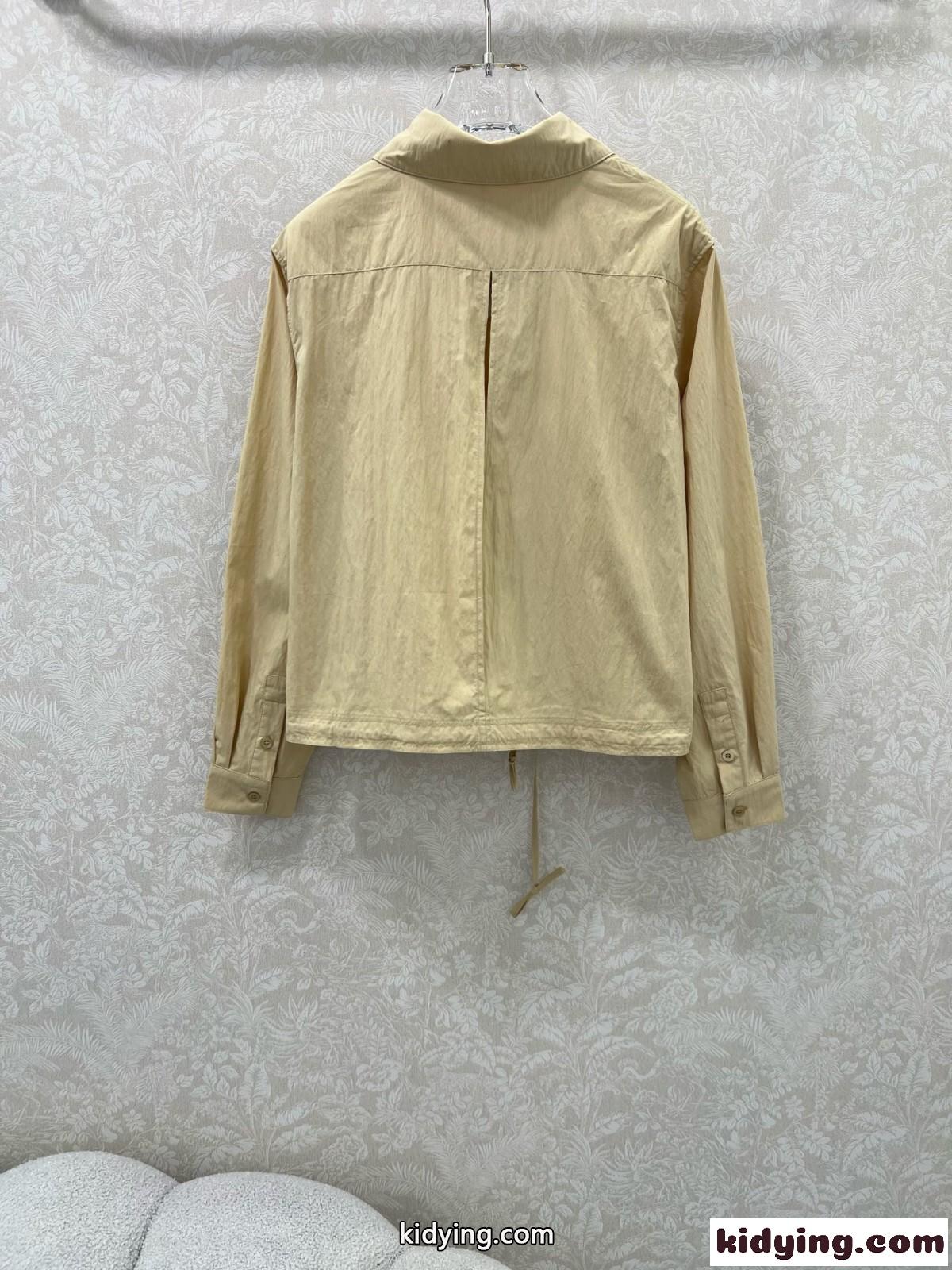カジュアル アナグラム ロエベ シャツ コピー 長袖トップス カーキ-4