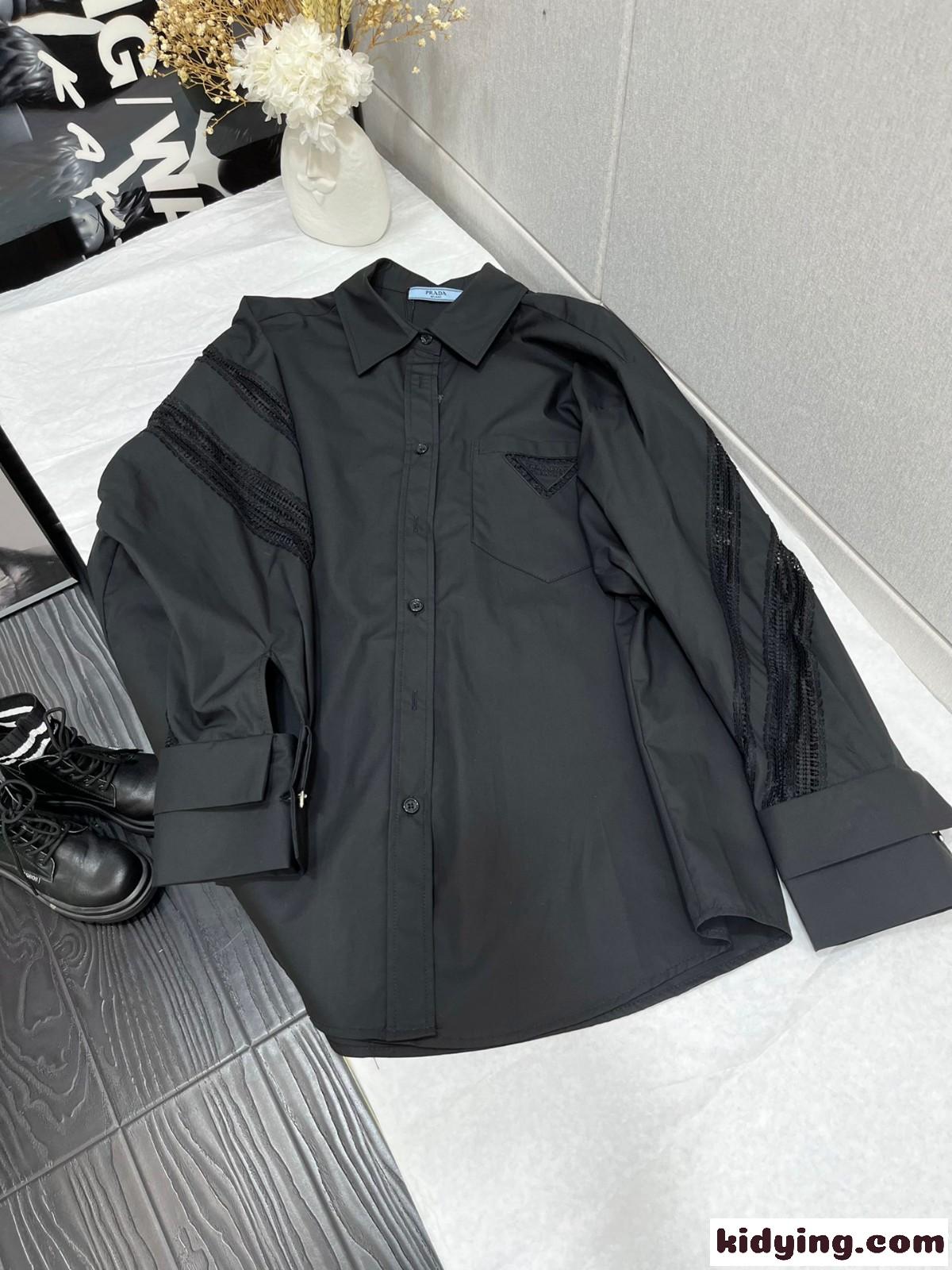 上品 レディース オーバーサイズ おしゃれ 快適 プラダ シャツ コピー 長袖 3色あり トップス-3