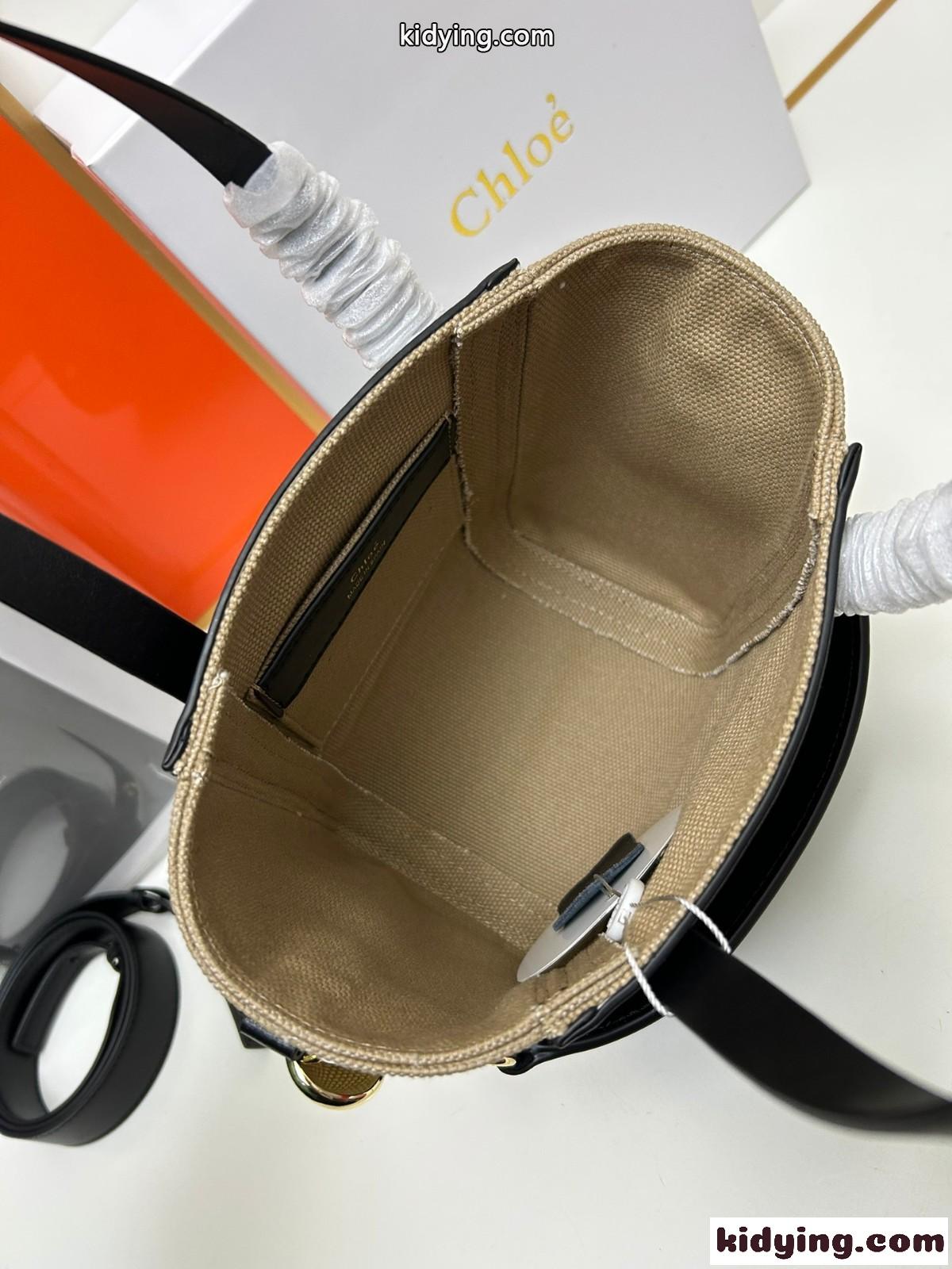 CHLOE SENSE トートバッグ クロエ バッグ コピー ショルダーバッグ ブラック-4