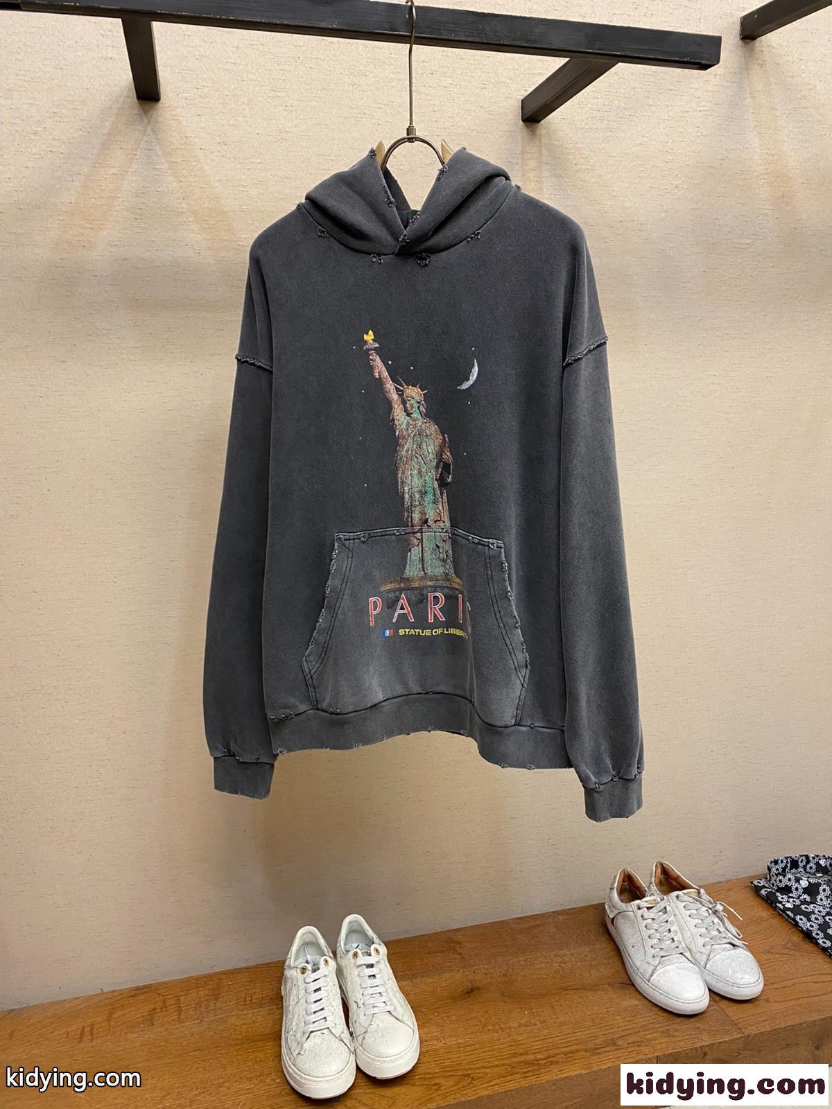 PARIS LIBERTY HOODIE オーバーサイズ バレンシアガ パーカー コピー-1