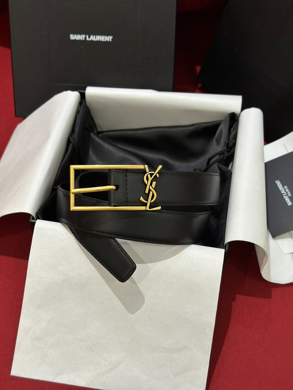 合わせやすい イヴ・サンローラン ベルト コピー 洗練された YSL レザーベルト-0