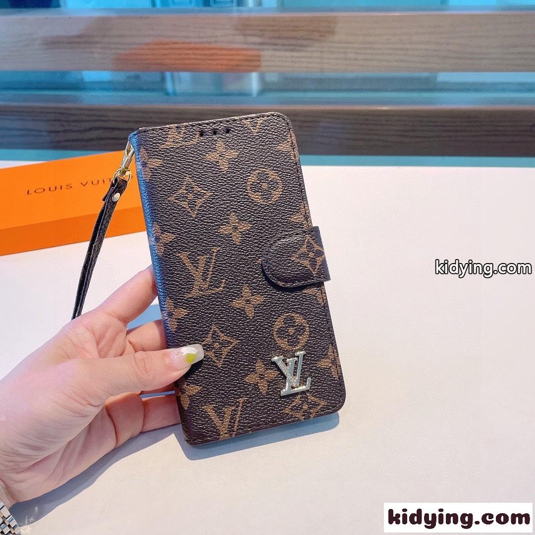 おしゃれ モノグラム柄 カード収納 手帳型 ルイ・ヴィトン アイフォンケース コピー レザー スマホケース-0