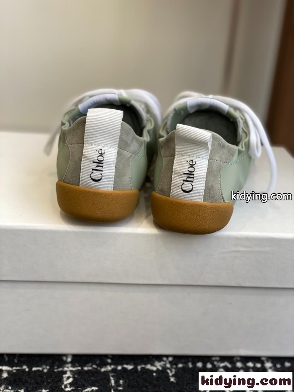 人気新作~CHLOÉ KICKスニーカー クロエ スーパーコピー グリーン-3