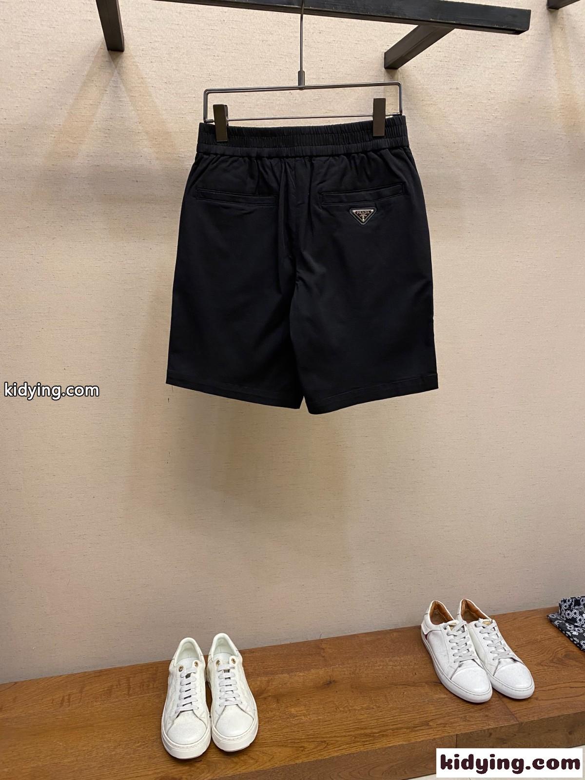 カジュアル ビジネス ショートパンツ プラダ パンツ 偽物 合わせやすい-2